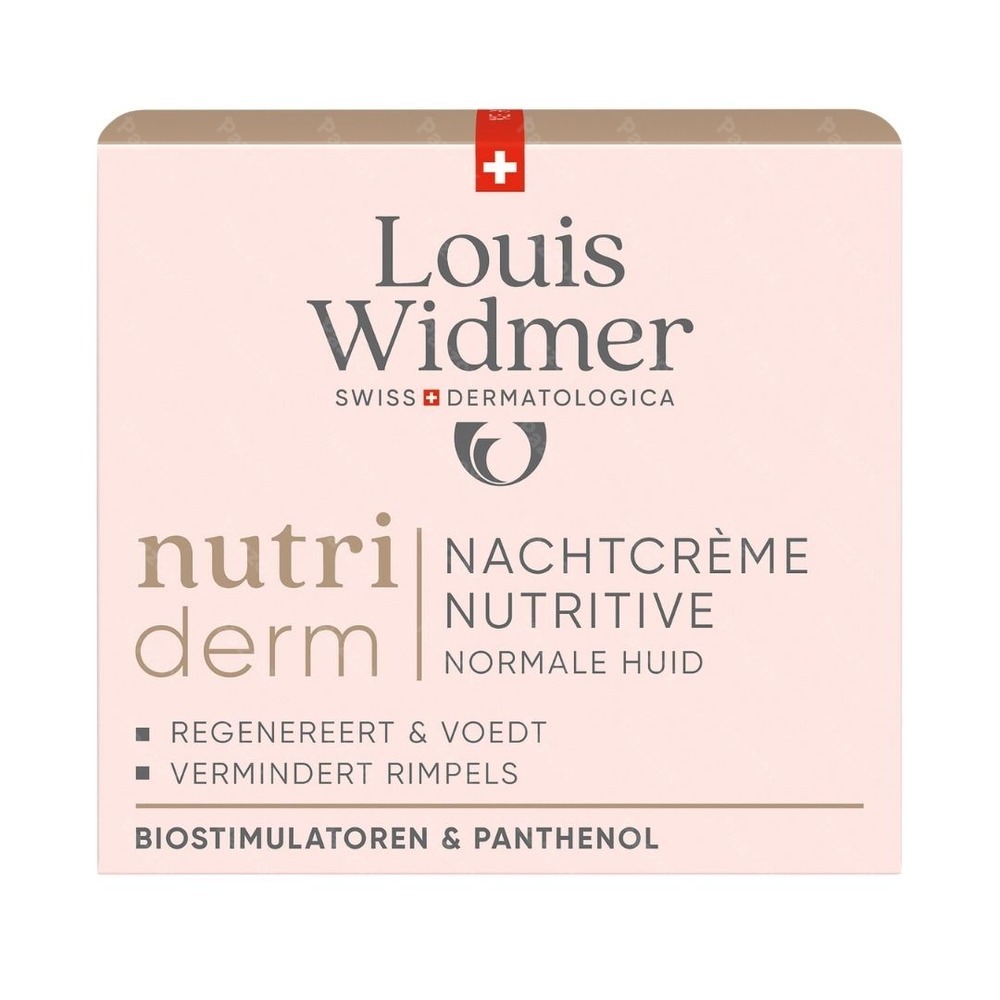 Louis Widmer Nutriderm Crème Nutritive 50ml Parfumé