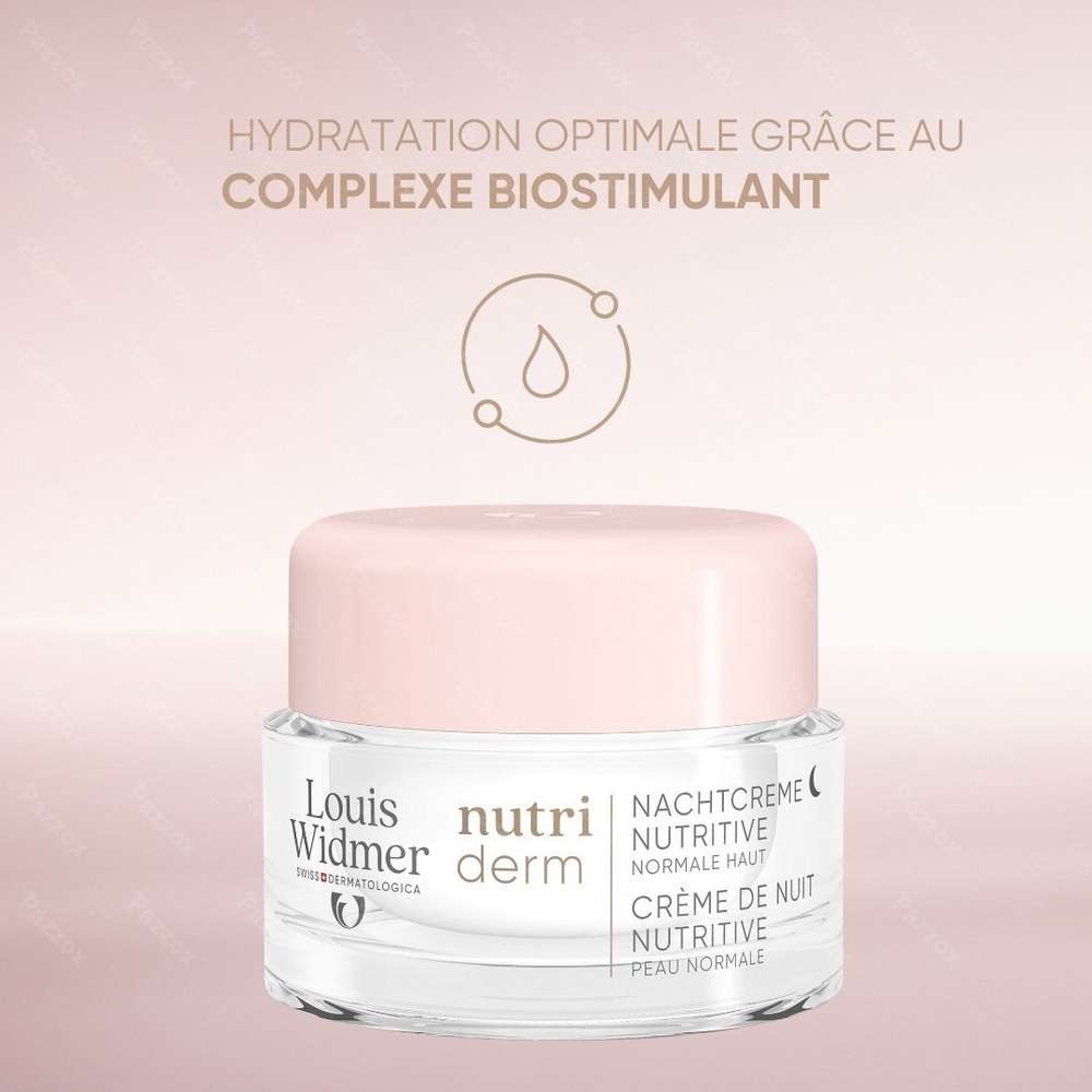 Louis Widmer Nutriderm Crème Nutritive 50ml Parfumé