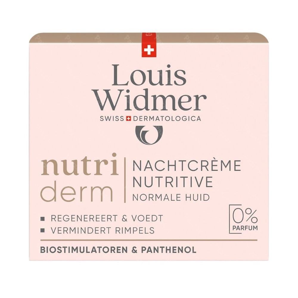 Louis Widmer Nutriderm Crème Nutritive Sans Parfum 50ml