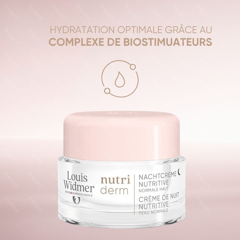Louis Widmer Nutriderm Crème Nutritive Sans Parfum 50ml