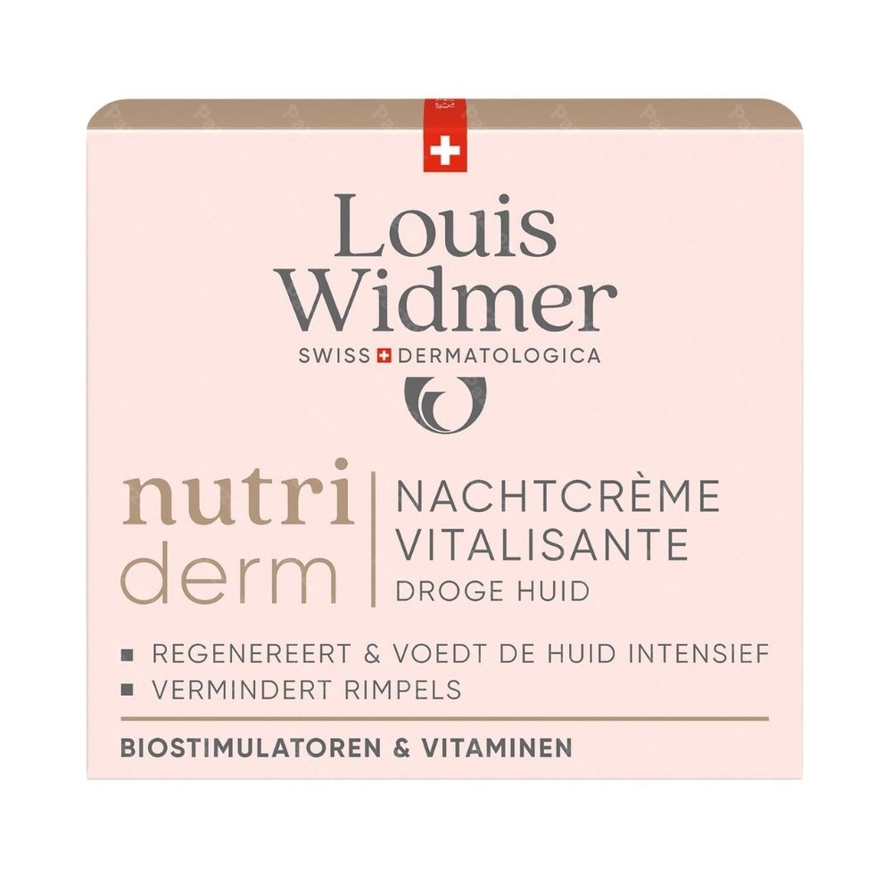 Louis Widmer Nutriderm Crème Vitalisante 50ml Parfumé