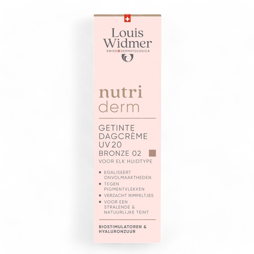 Louis Widmer Nutriderm Crème De Jour Teint Uv20 Bronz 02 Avec Parfum 30ml