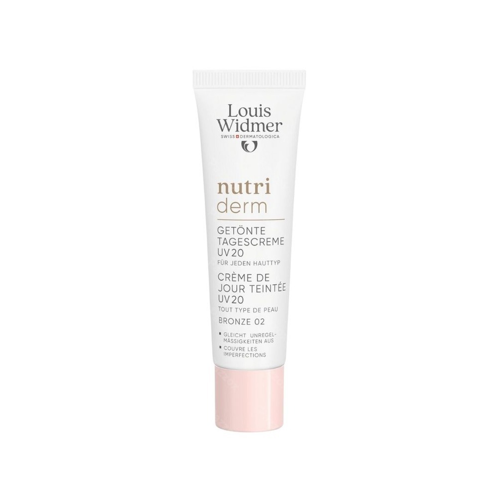 Louis Widmer Nutriderm Crème De Jour Teint Uv20 Bronz 02 Avec Parfum 30ml
