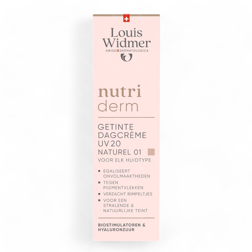 Louis Widmer Nutriderm Crème de Jour Teintée UV 20 Naturel 01 Avec Parfum 30ml