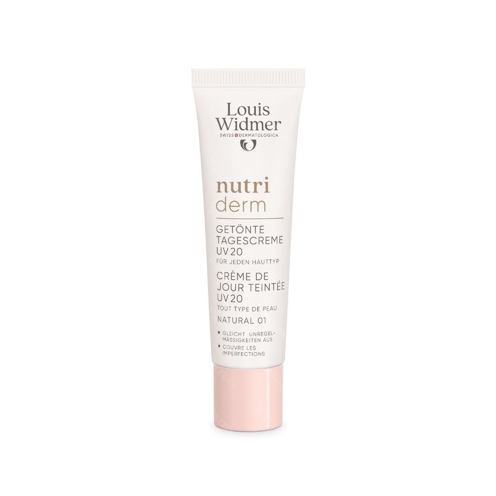Louis Widmer Nutriderm Crème de Jour Teintée UV 20 Naturel 01 Avec Parfum 30ml