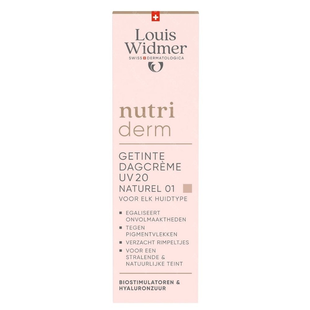 Louis Widmer Nutriderm Crème de Jour Teintée UV 20 Naturel 01 Avec Parfum 30ml