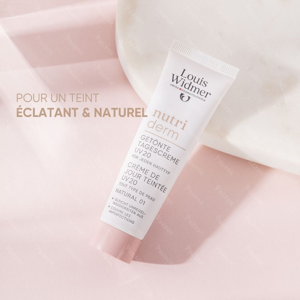 Louis Widmer Nutriderm Crème de Jour Teintée UV 20 Naturel 01 Avec Parfum 30ml