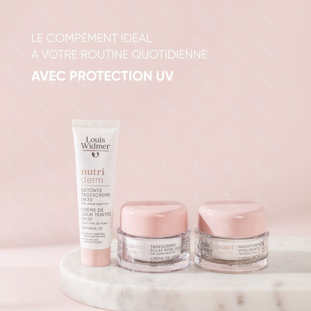 Louis Widmer Nutriderm Crème de Jour Teintée UV 20 Naturel 01 Avec Parfum 30ml