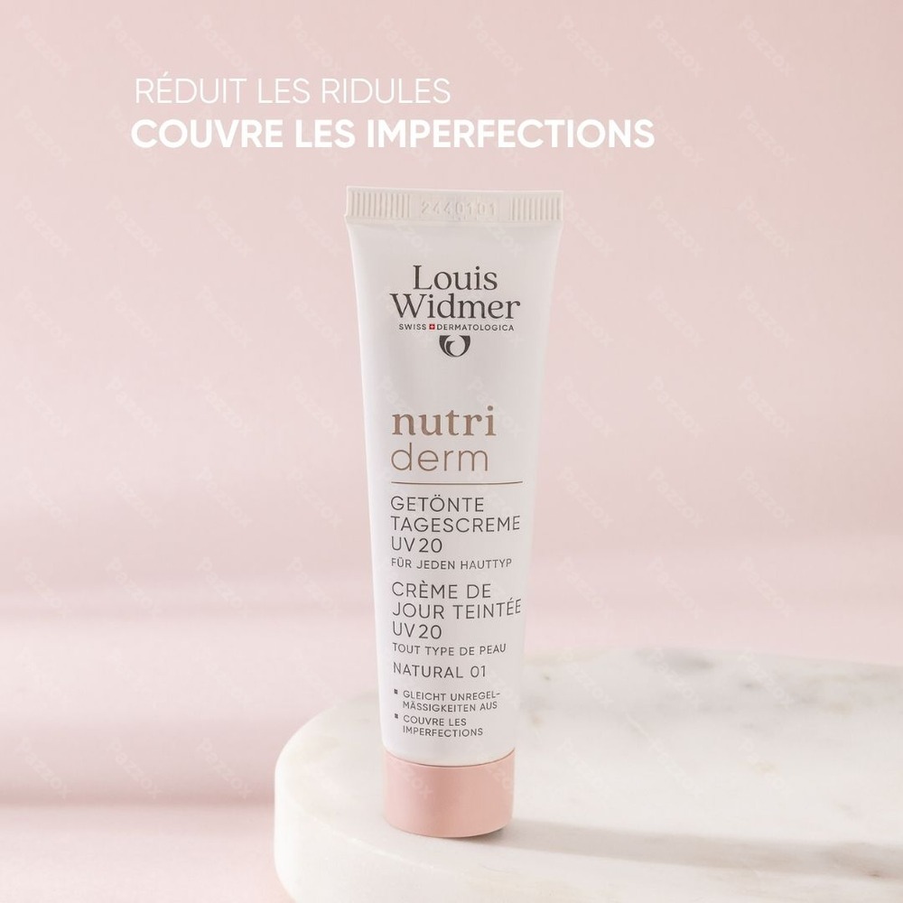 Louis Widmer Nutriderm Crème de Jour Teintée UV 20 Naturel 01 Avec Parfum 30ml