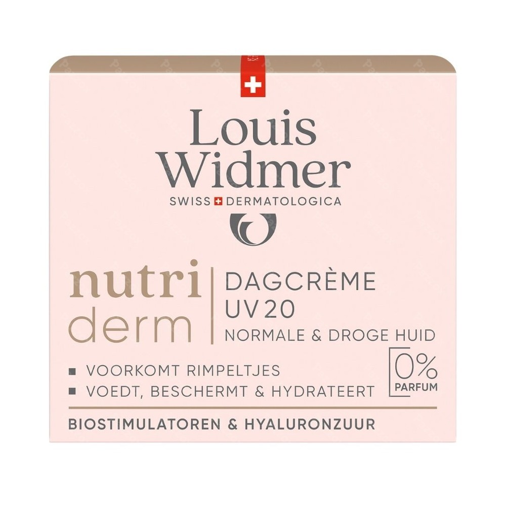 Louis Widmer Nutriderm Crème de Jour UV 20 Sans Parfum 50ml