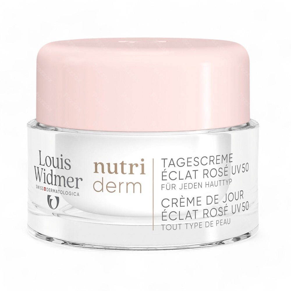 Louis Widmer Nutriderm Créme de Jour Éclat Rosé Uv 50 Avec Parfum 50ml