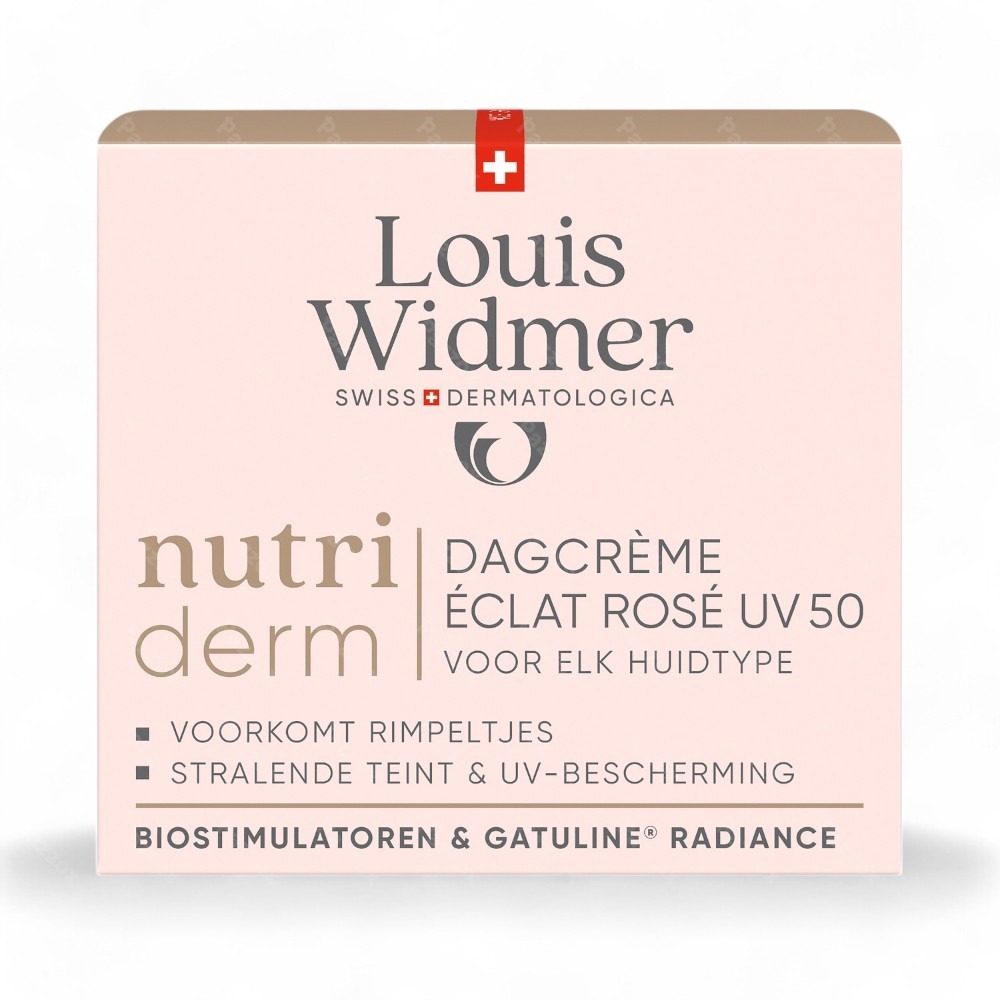 Louis Widmer Nutriderm Créme de Jour Éclat Rosé Uv 50 Avec Parfum 50ml