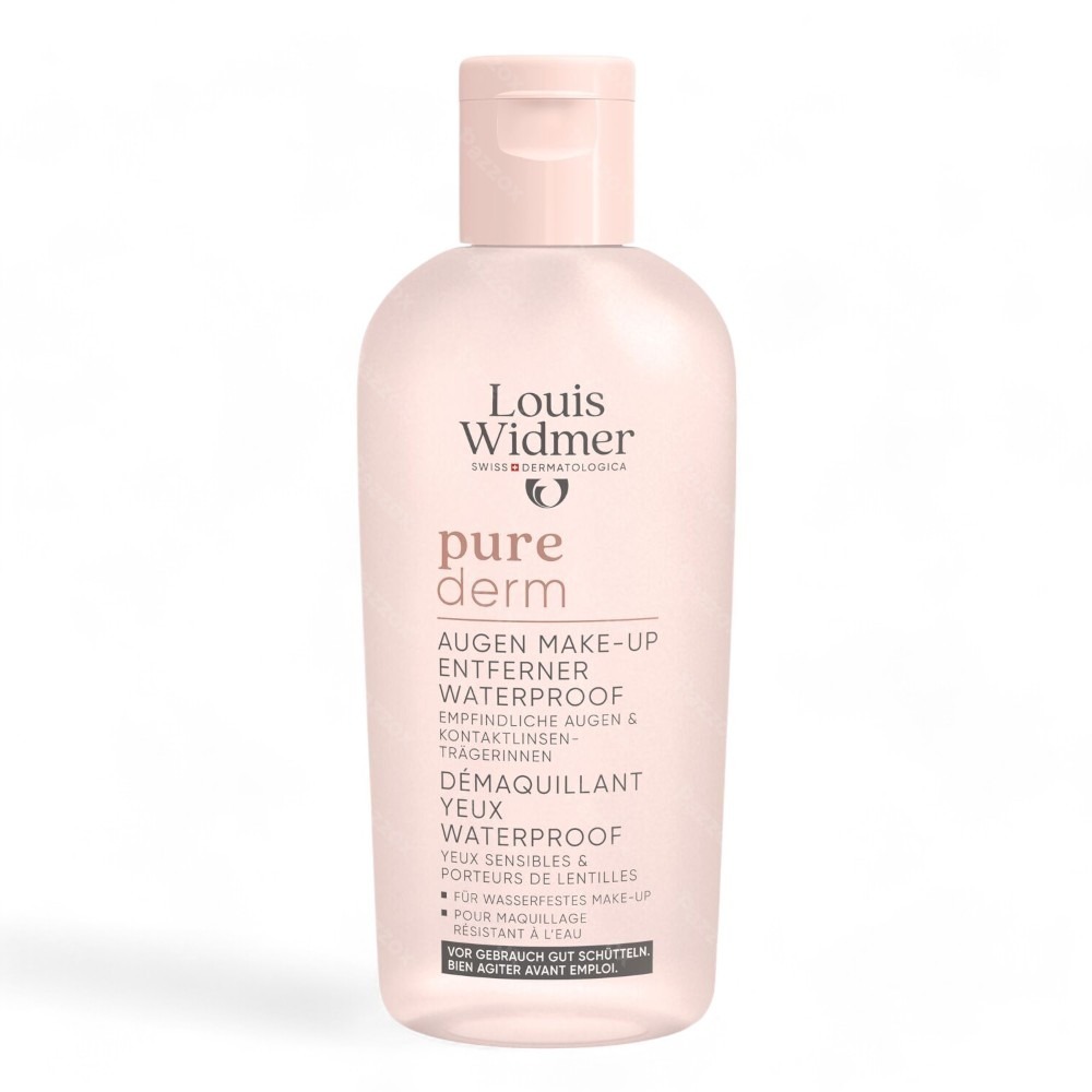Louis Widmer Purederm Démaquillant Yeux Waterproof Sans Parfum 100ml