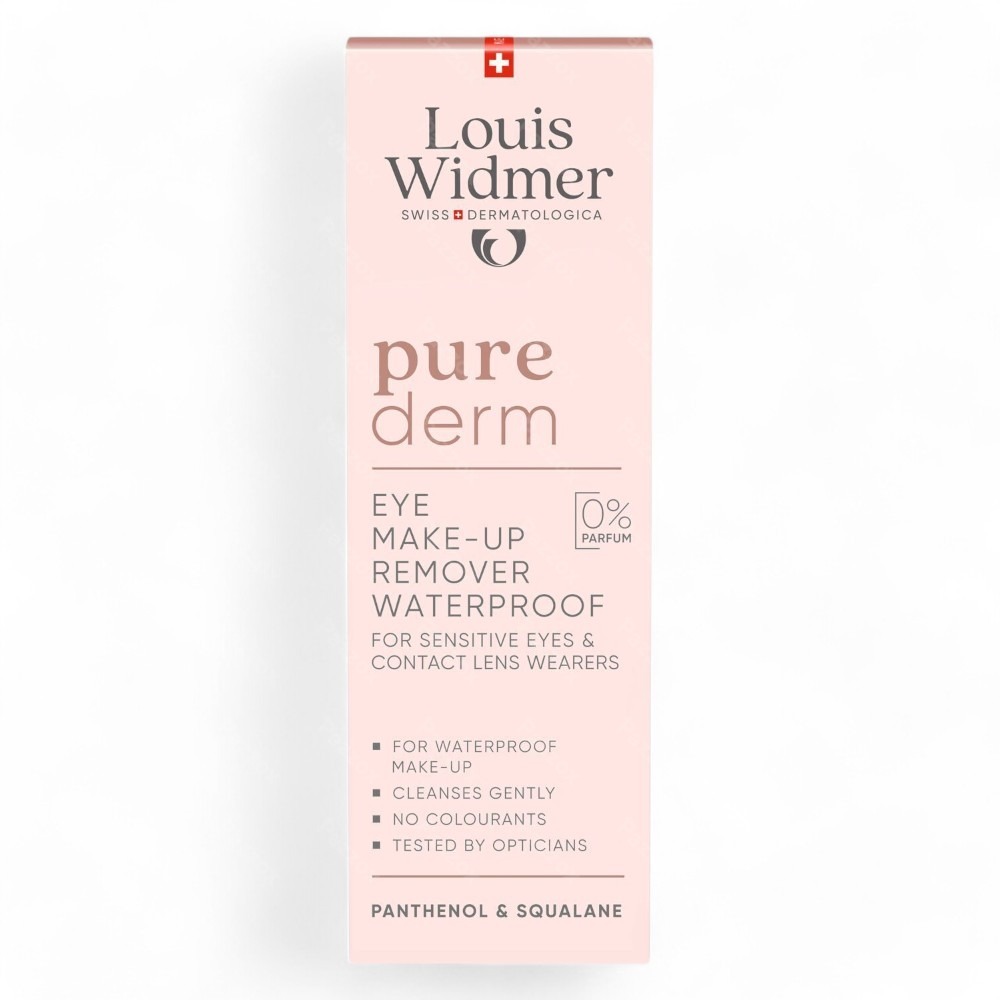 Louis Widmer Purederm Démaquillant Yeux Waterproof Sans Parfum 100ml