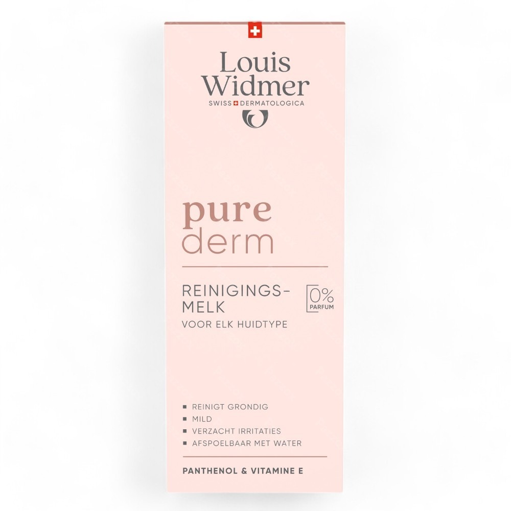 Louis Widmer Purederm Lait Nettoyant Sans Parfum 200ml