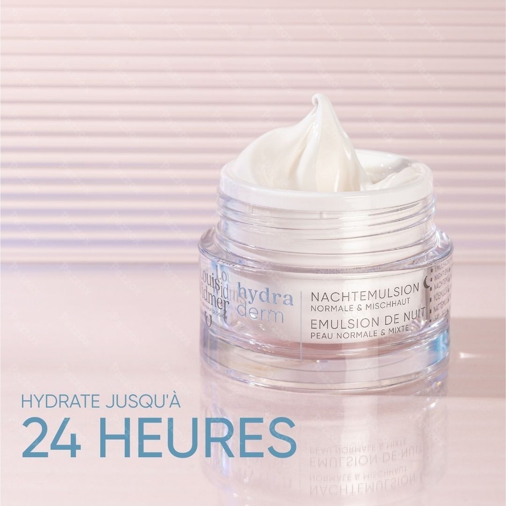 Louis Widmer Hydraderm Émulsion de Nuit avec Parfum 50ml