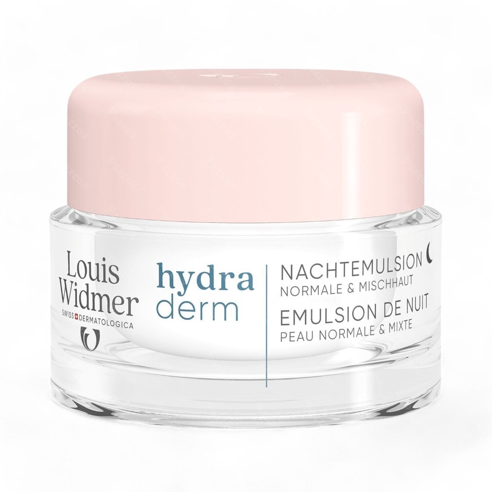 Louis Widmer Hydraderm Émulsion de Nuit Sans Parfum 50ml