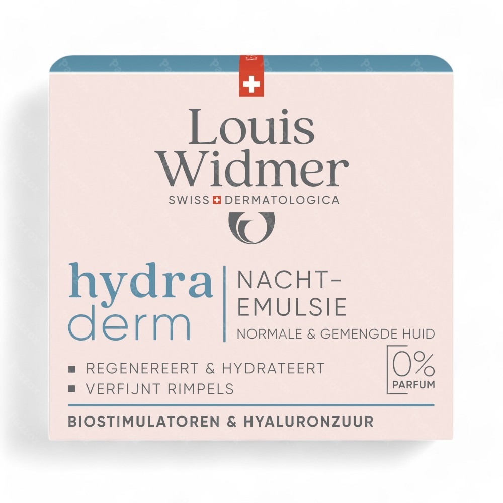 Louis Widmer Hydraderm Émulsion de Nuit Sans Parfum 50ml