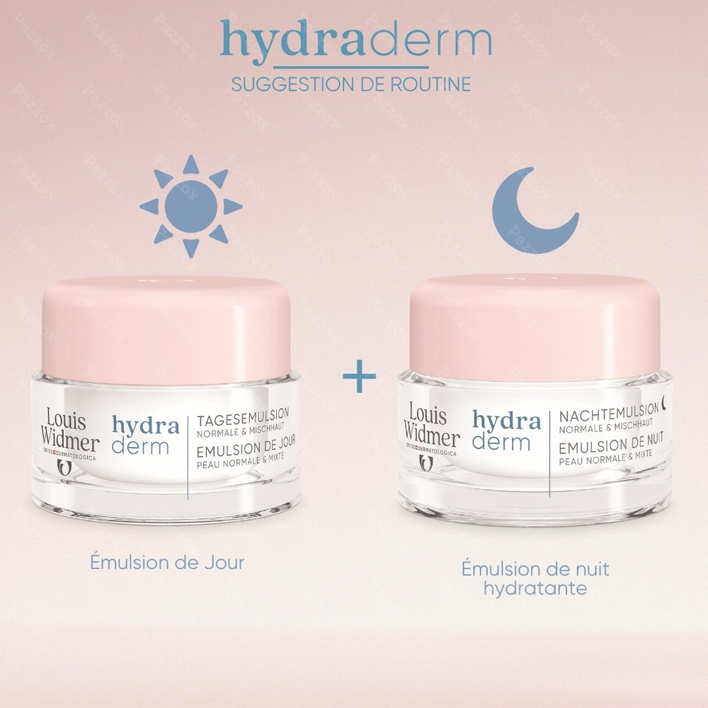 Louis Widmer Hydraderm Émulsion de Nuit Sans Parfum 50ml