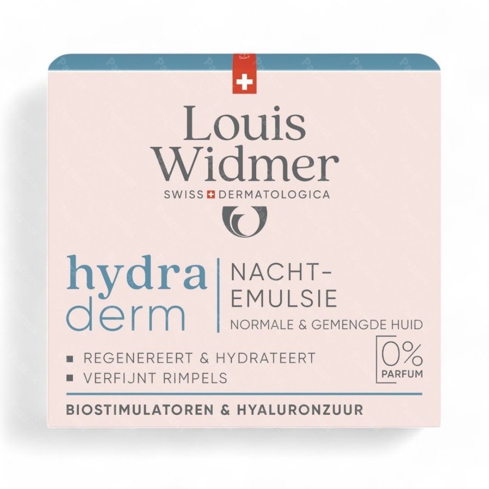 Louis Widmer Hydraderm Émulsion de Nuit Sans Parfum 50ml