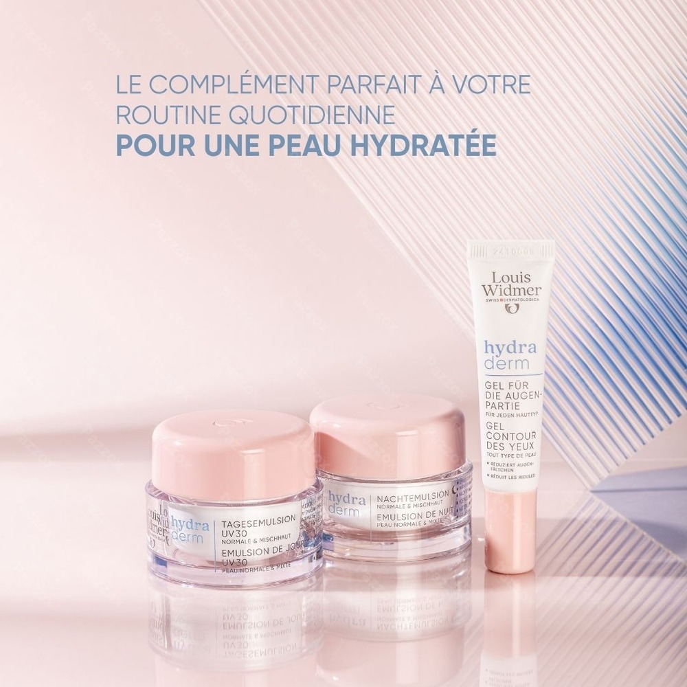 Louis Widmer Hydraderm Gel Contour des Yeux Parfumé 15ml