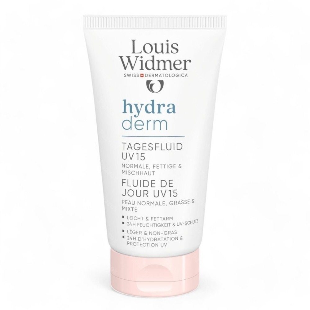 Louis Widmer Hydraderm Fluide de Jour UV 15 Parfumé 50ml