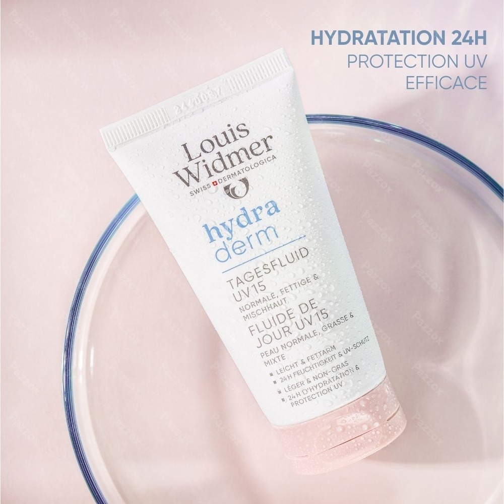 Louis Widmer Hydraderm Fluide de Jour UV 15 Parfumé 50ml