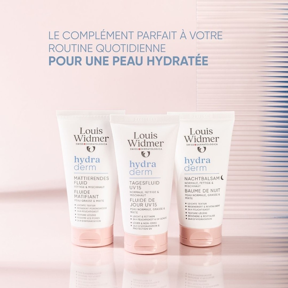 Louis Widmer Hydraderm Fluide de Jour UV 15 Sans Parfum 50ml