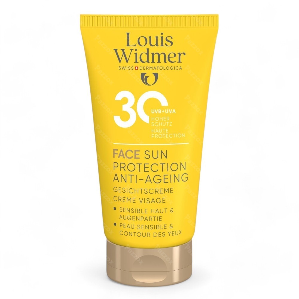 Louis Widmer Suncare Face Sun Protection Anti-ageing 30 Sans Parfum 50ml