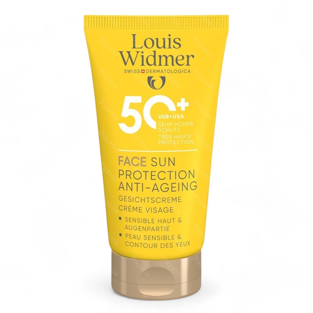 Louis Widmer Suncare Face Sun Protection Anti-Ageing 50+ Avec Parfum 50ml