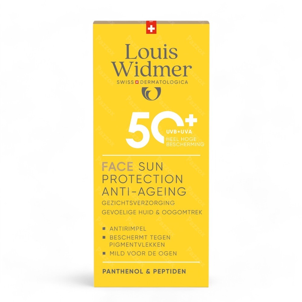 Louis Widmer Suncare Face Sun Protection Anti-Ageing 50+ Avec Parfum 50ml