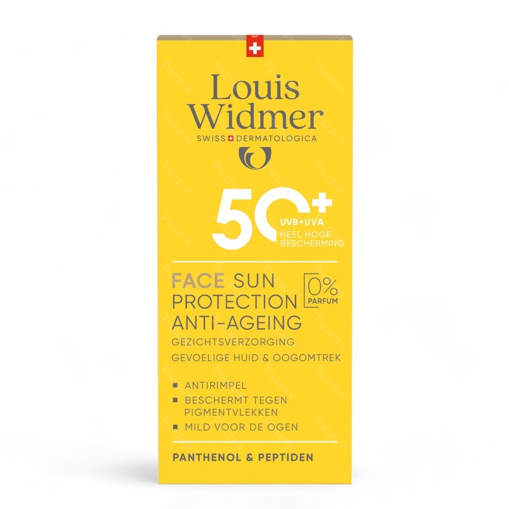Louis Widmer Suncare Face Sun Protection Anti-Ageing 50+ Sans Parfum 50ml