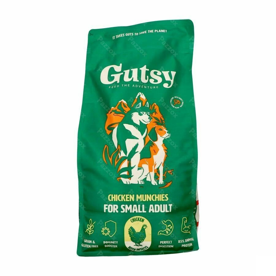 Gutsy Chicken Munchies Small Adult 2kg