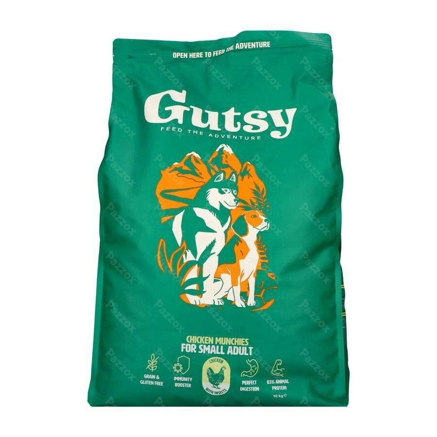 Gutsy Chicken Munchies Small Adult 10kg