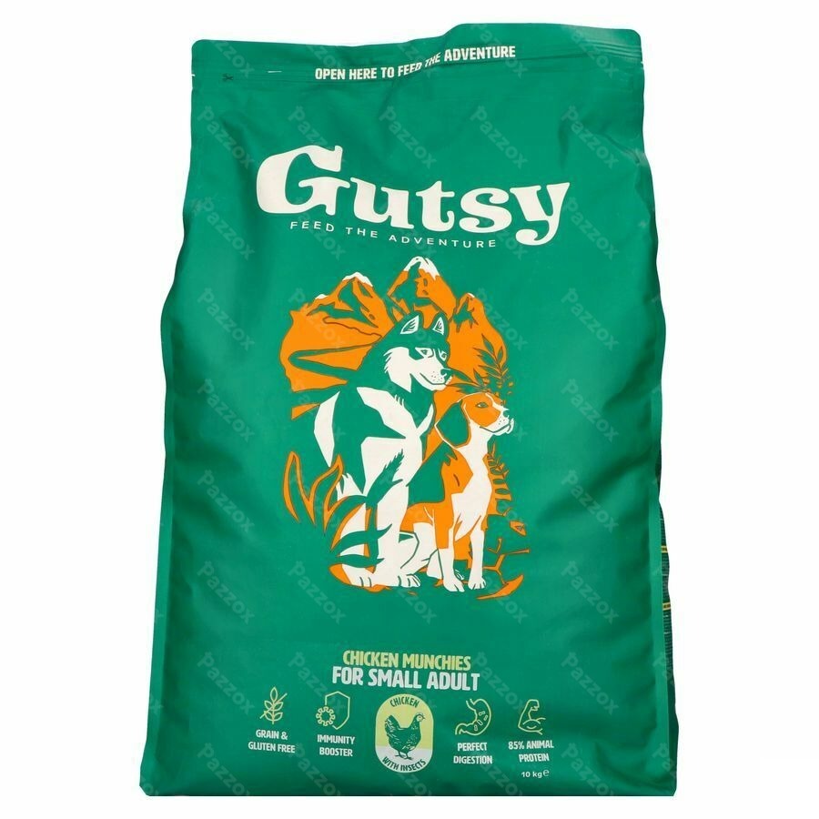 Gutsy Chicken Munchies Small Adult 10kg