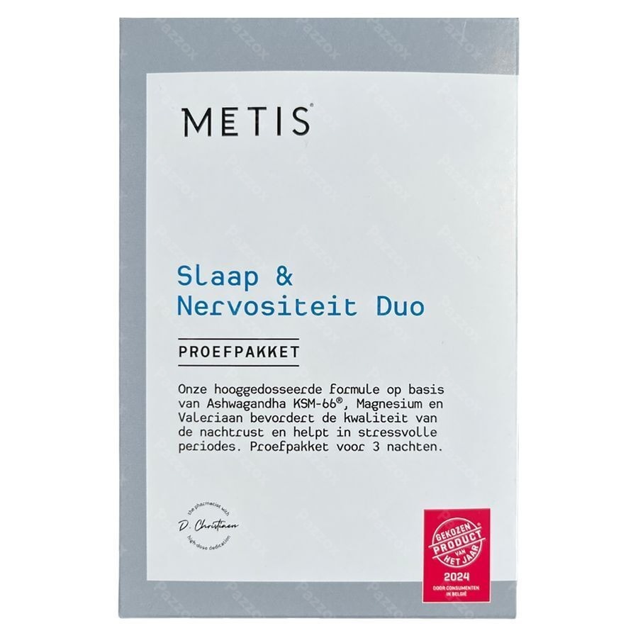 Metis Sommeil & Nervosite Duo V-caps 3x2 Capsules