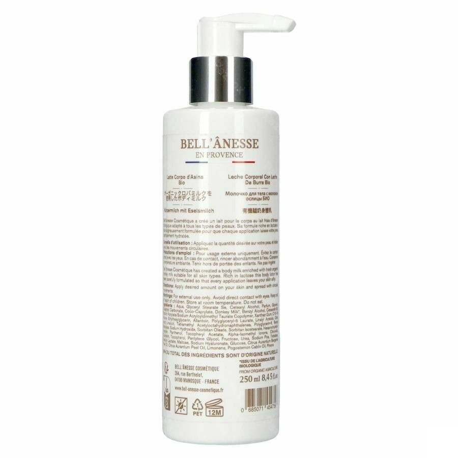 Bell Lait Corps Lait Anesse Fleur Coton 250ml
