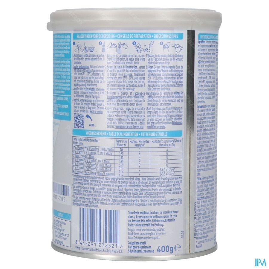 Nan ExpertPro Sans Lactose 400g