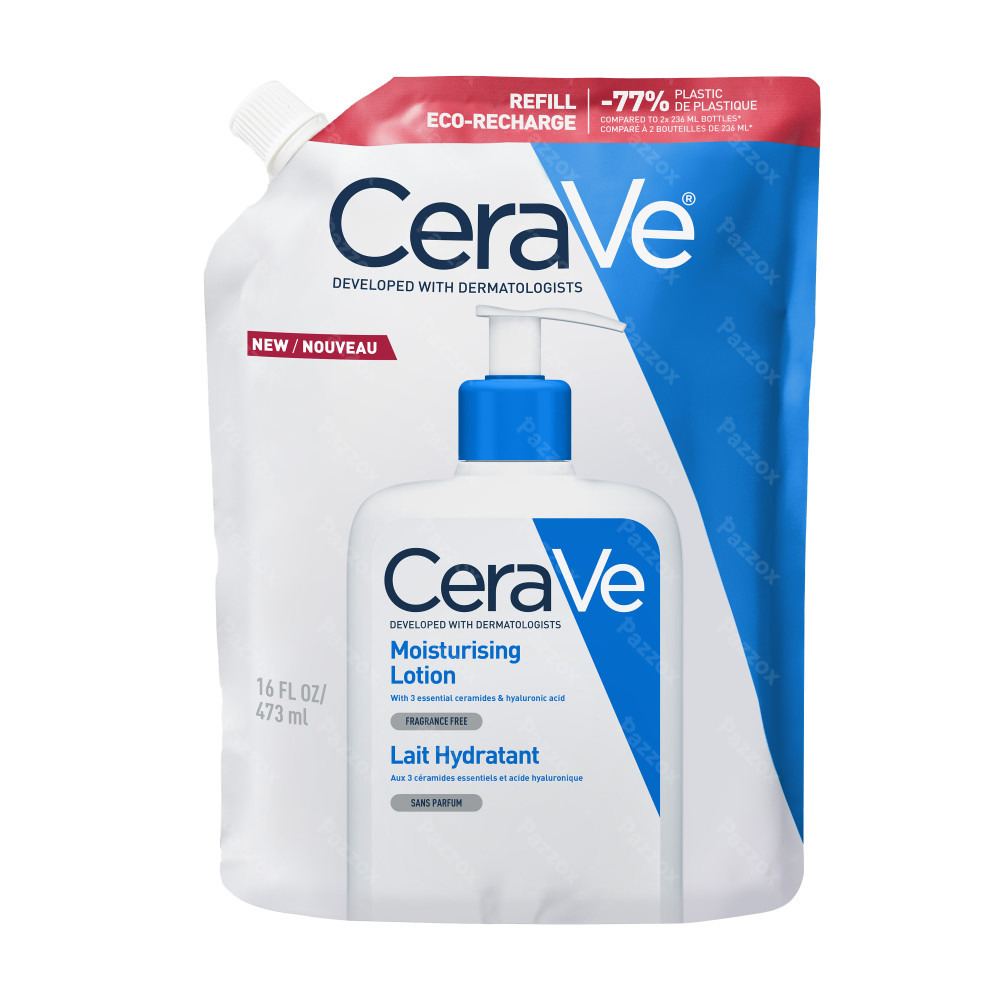 CeraVe Lait Hydratant Recharge pour Peaux Sèches à Très Sèches Recharge 473ml