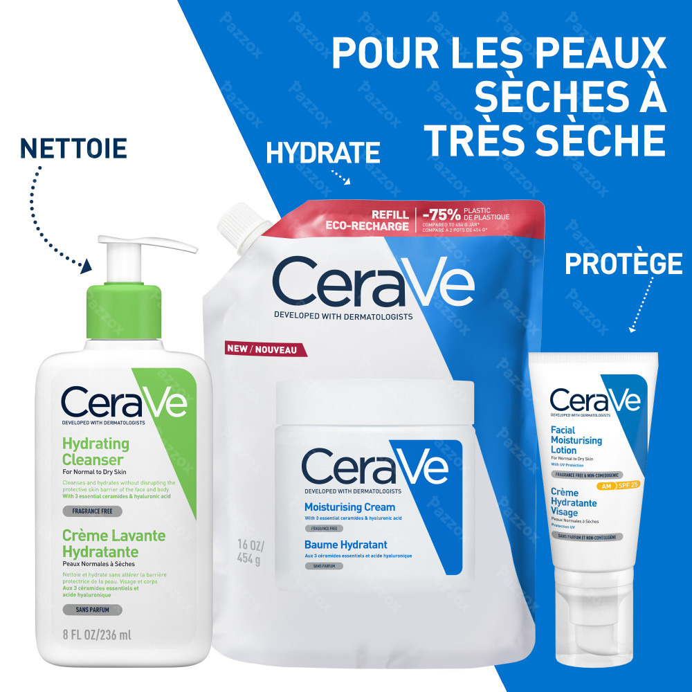 CeraVe Lait Hydratant Recharge pour Peaux Sèches à Très Sèches Recharge 473ml