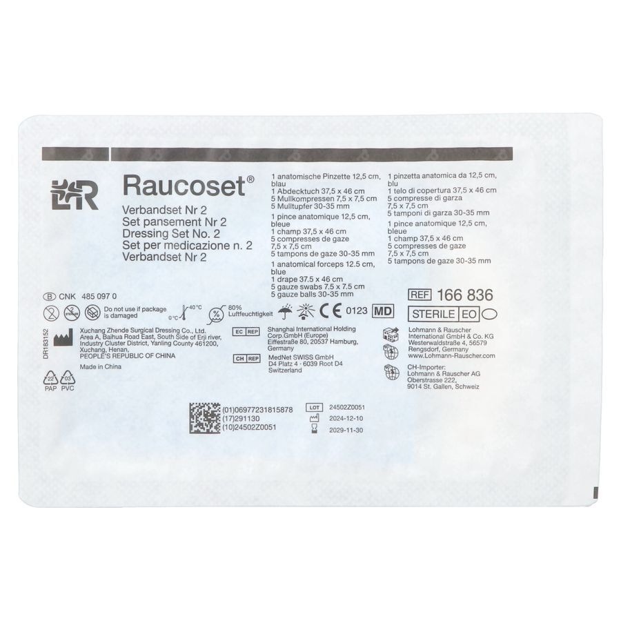 Raucoset Set Pansement N2 166836
