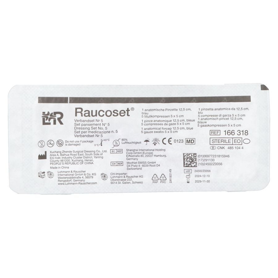 Raucoset Set Pansement N5 166318