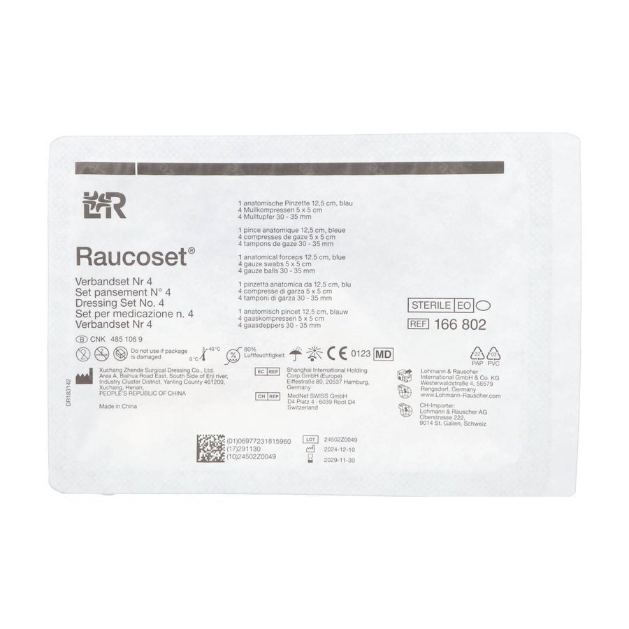 Raucoset Set Pansement N4 166802
