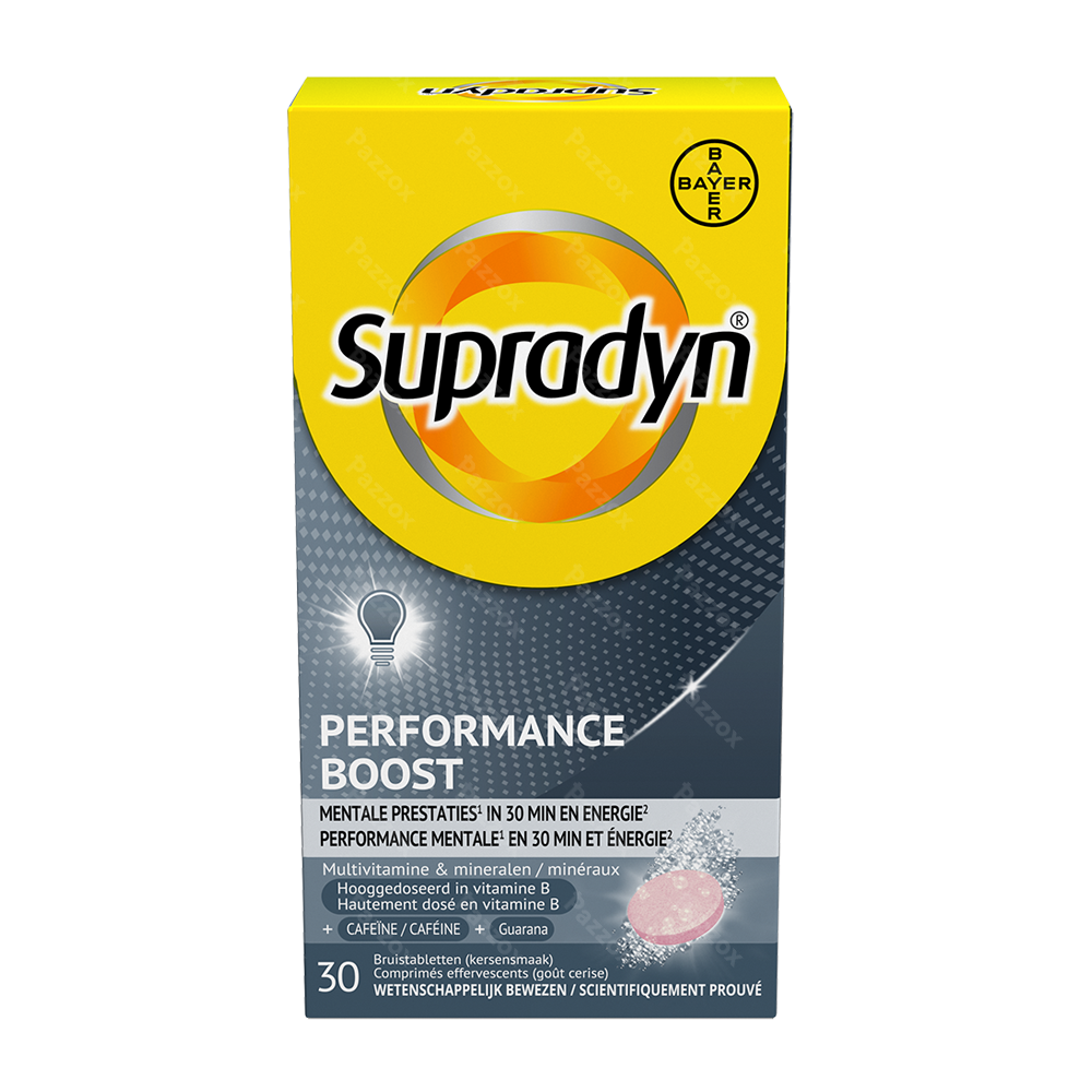 Supradyn Performance Boost 30 Comprimés Effervescents