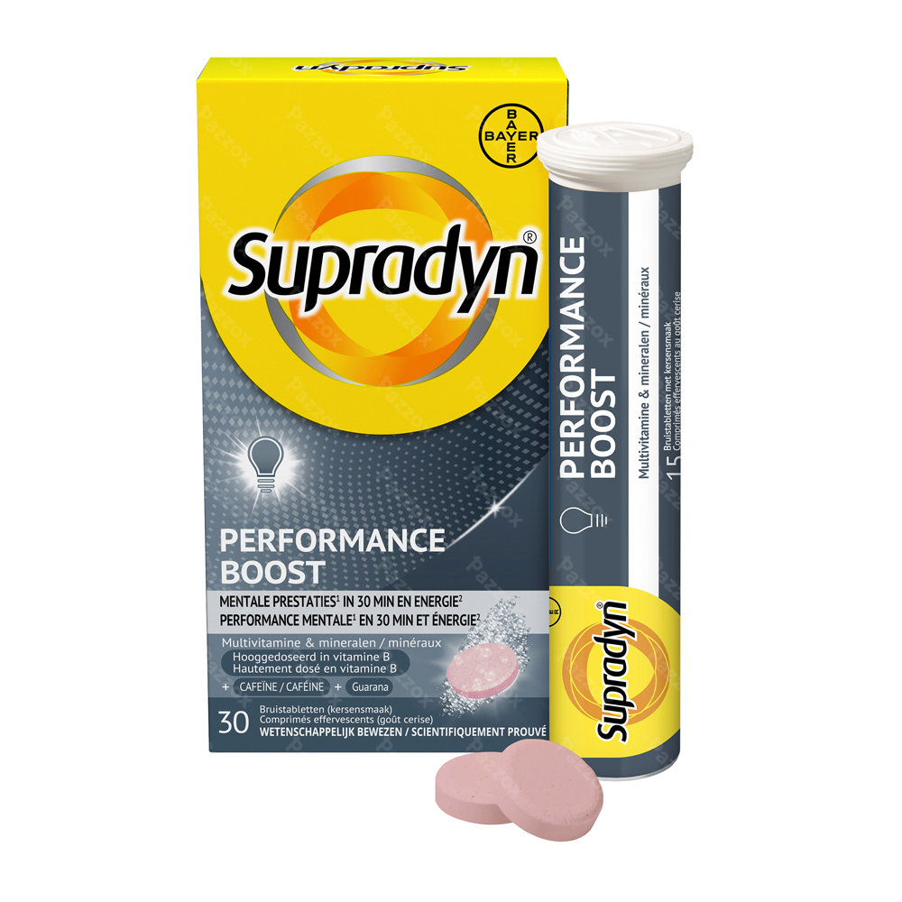 Supradyn Performance Boost 30 Comprimés Effervescents