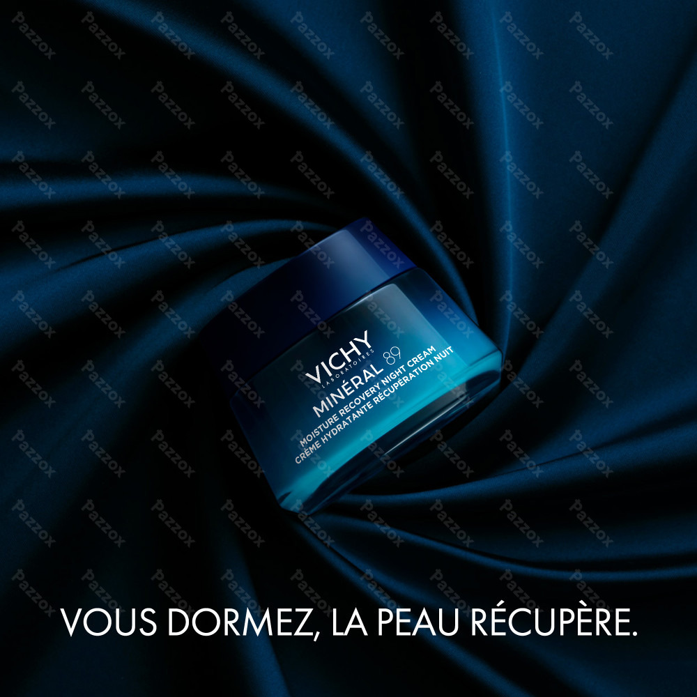 Vichy Minéral 89 Crème Hydratante Récupération Nuit 50ml