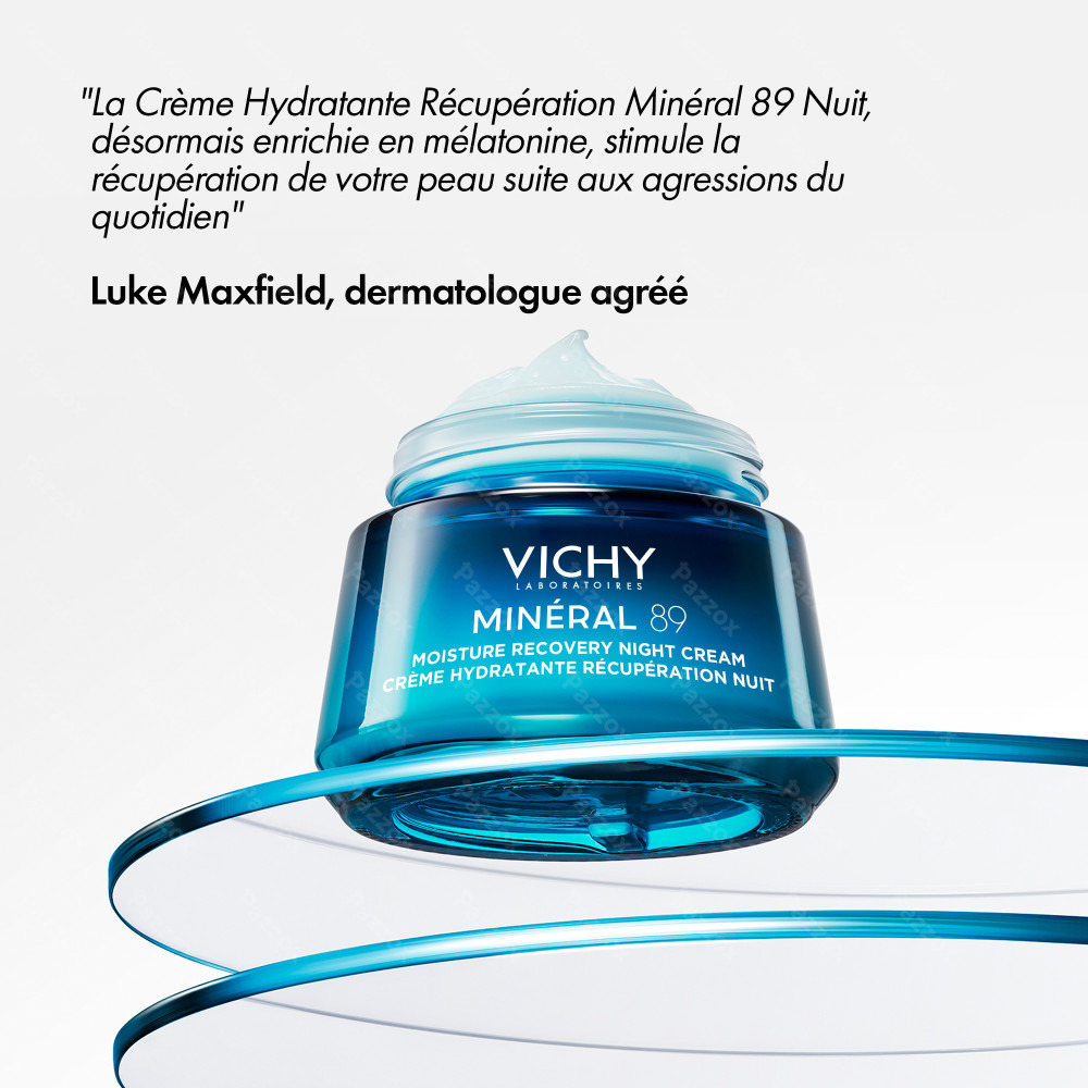 Vichy Minéral 89 Crème Hydratante Récupération Nuit 50ml
