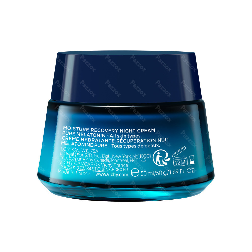 Vichy Minéral 89 Crème Hydratante Récupération Nuit 50ml