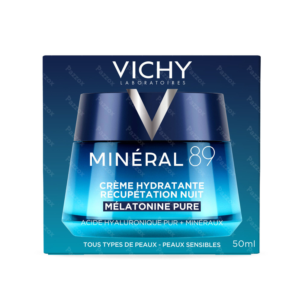 Vichy Minéral 89 Crème Hydratante Récupération Nuit 50ml