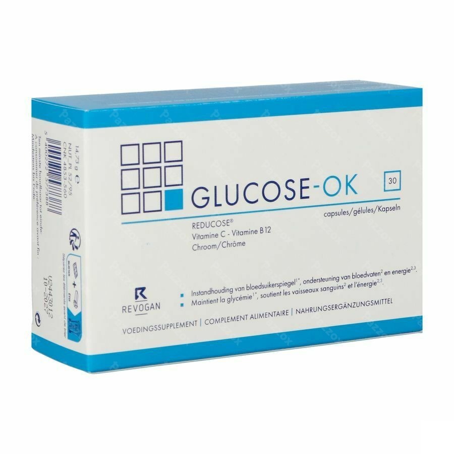 Revogan Glucose-Ok 30 Capsules